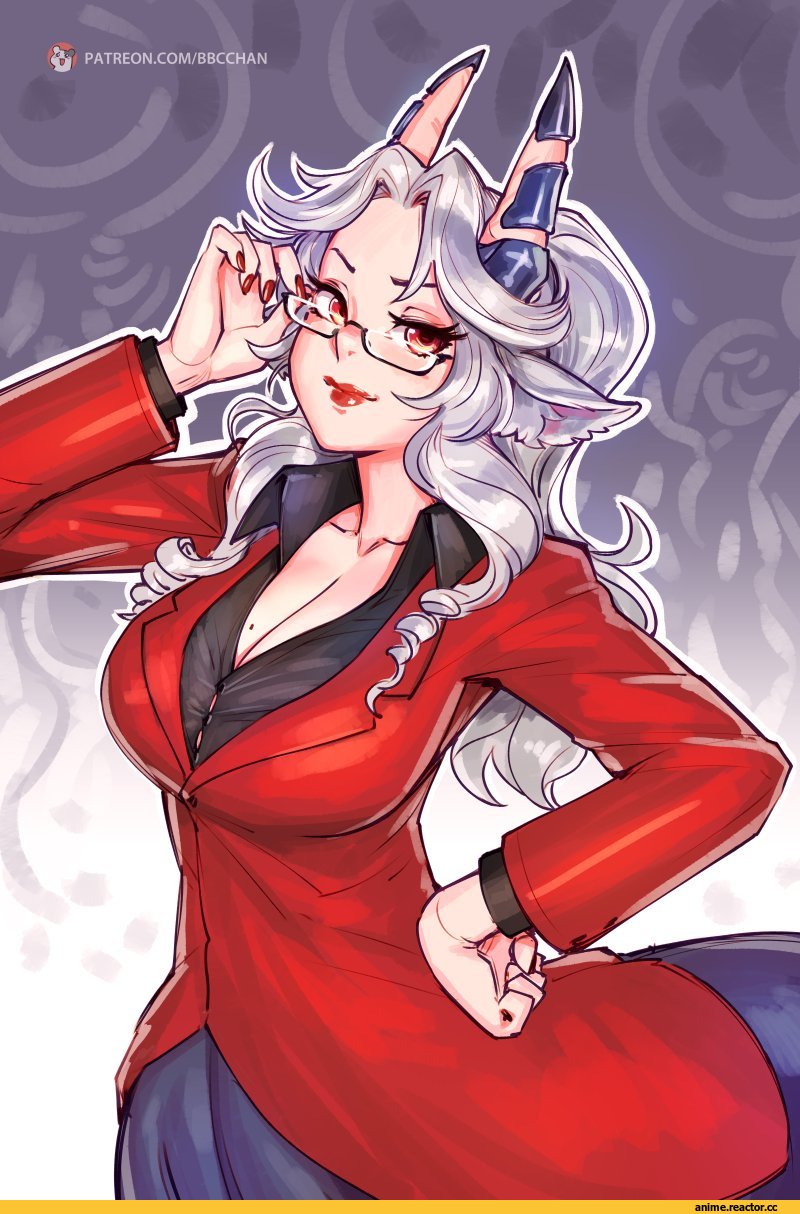 BBC-Chan, artist, арт барышня, art, Мифические существа, Fantasy, Monster Girls, Monster Girl Encyclopedia, Bicorn (MGE), Anime
