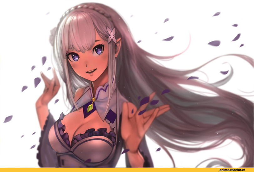 Re Zero Kara Hajimeru Isekai Seikatsu, Emilia (re zero), OmeNo, Anime
