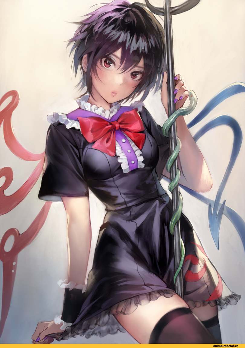 Touhou Project, Houjuu Nue, Matsuda (Matsukichi), Anime Art, арт барышня, art, Anime