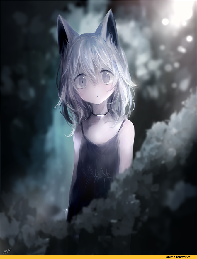 Anime Art, Animal Ears, art барышня, art, mari kosaji, Anime Original, Anime