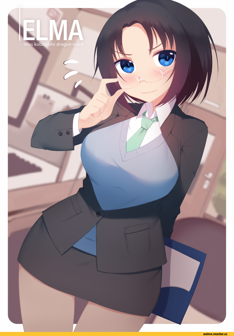 art барышня, art, Kobayashi-san Chi no Maid Dragon, Elma (MaiDragon), фэндомы, rizky (strated), Anime