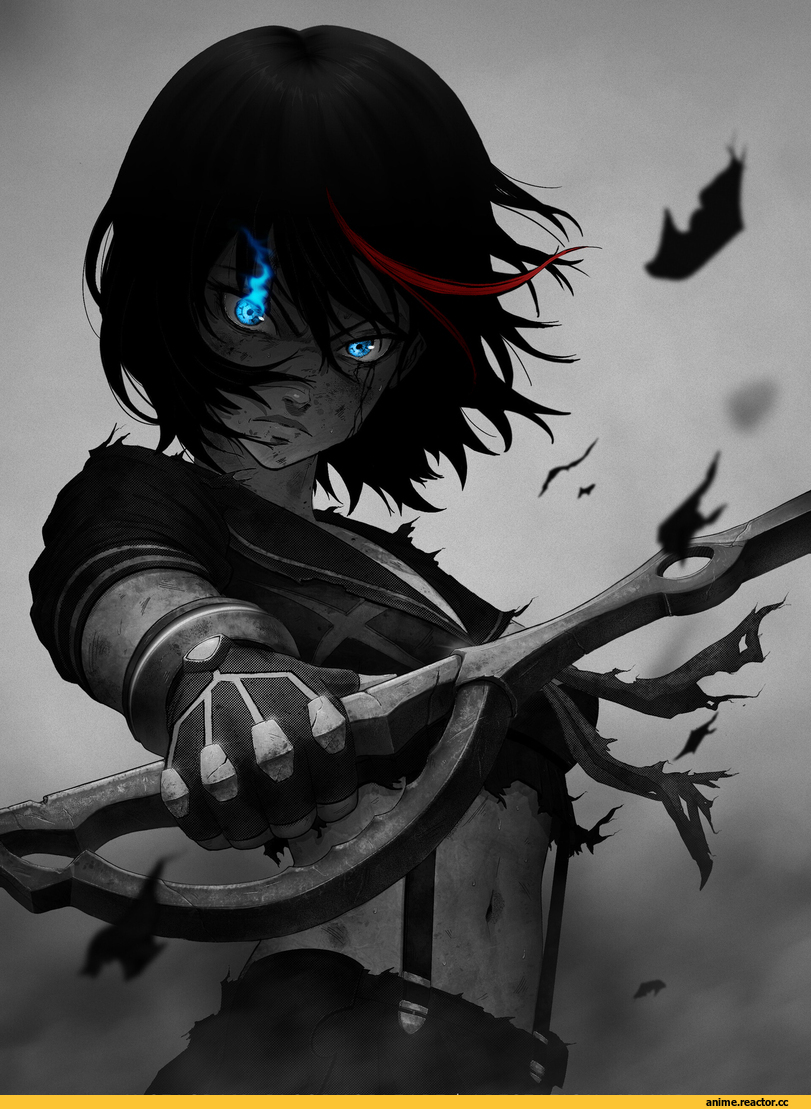Kill la Kill, Ryūko Matoi, art девушка, art, красивые картинки, Anime