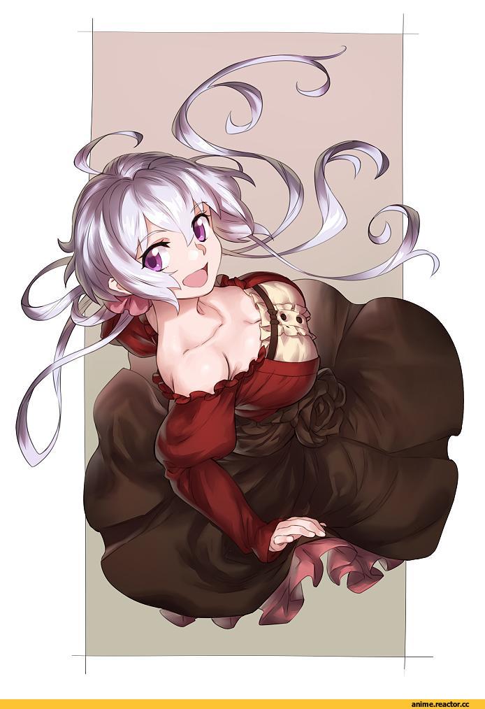 art, Anime Art, artist, art барышня, Senki Zesshou Symphogear, yukine chris, murakami hisashi, Anime