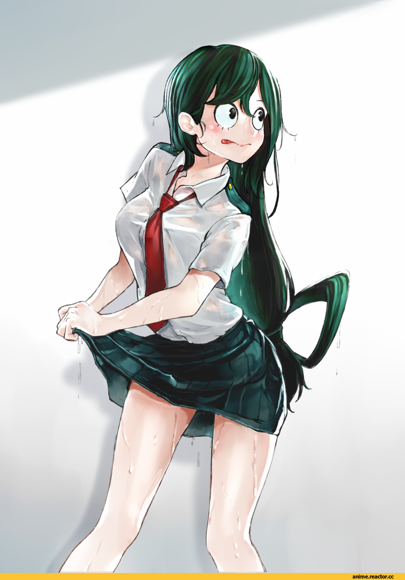 art барышня, art, Boku no Hero Academia, Asui Tsuyu, hyuu (sing-dog), Anime