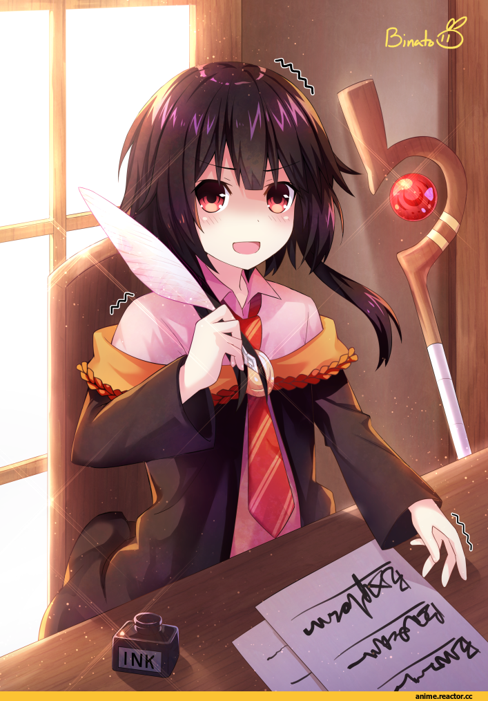art барышня, art, KonoSuba, Megumin, binato lulu, Anime