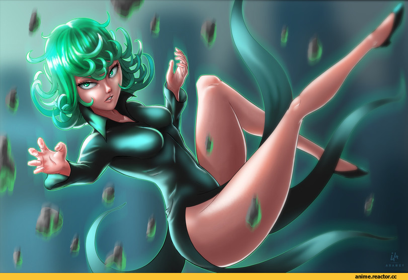 art, Tatsumaki, OnePunchMan, art барышня, Aramey, Anime