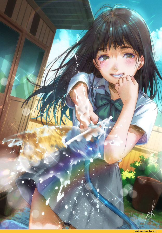 art девушка, art, kamiyama aya, Anime Art, artist, Anime