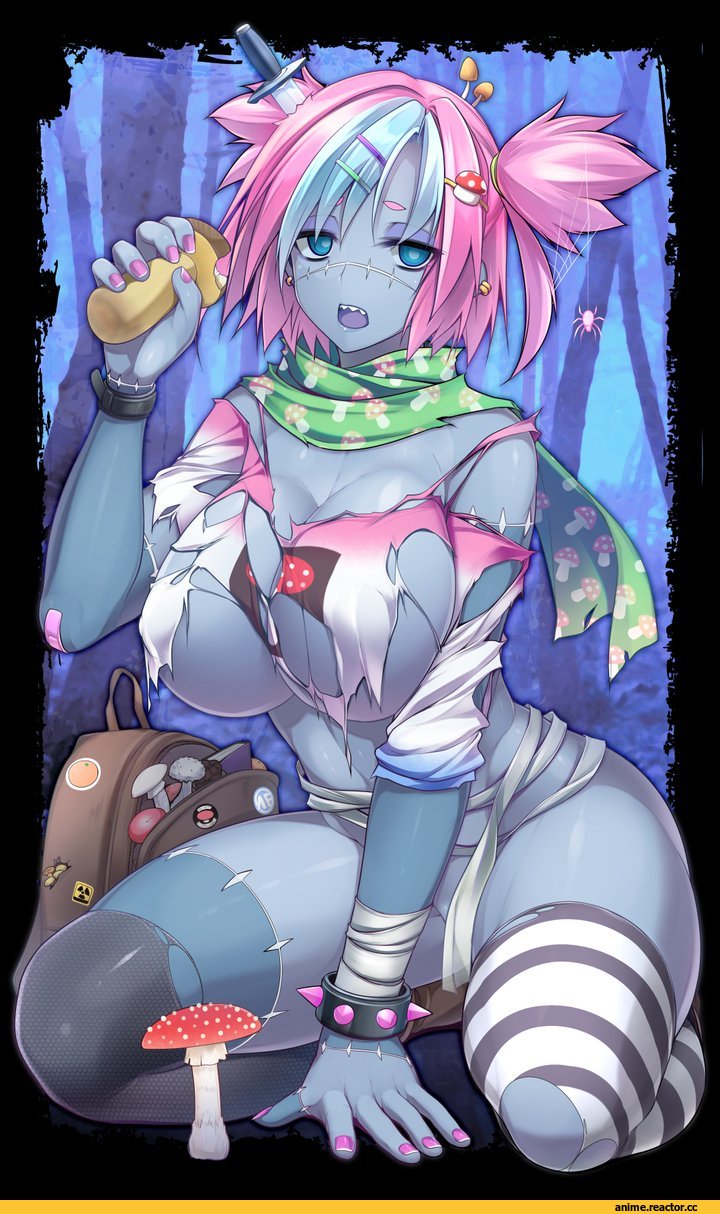 ruton, Monster Girl, арт барышня, art, zombie, Monster Girl (Anime), Anime Ero, Anime