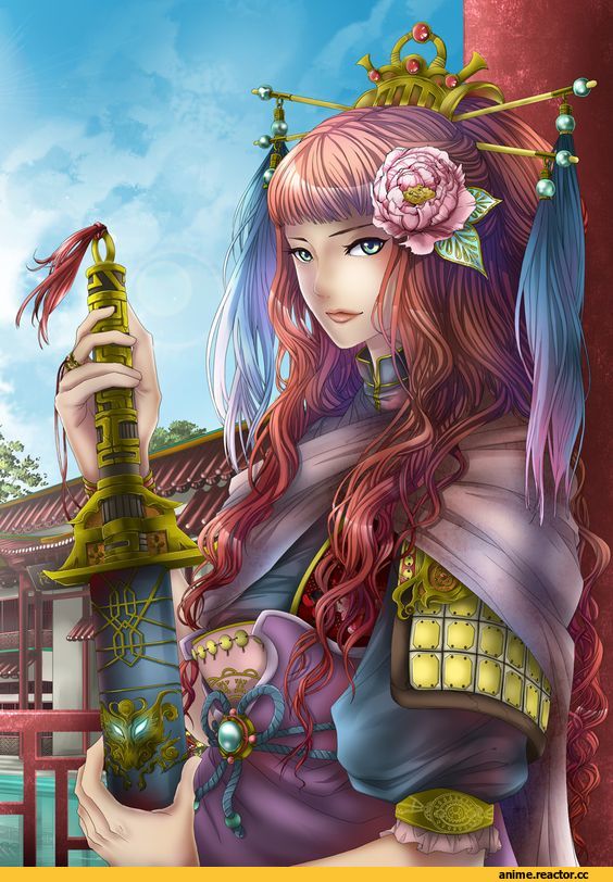 Yoko nakajima, the Twelve Kingdoms, art девушка, art, Anime
