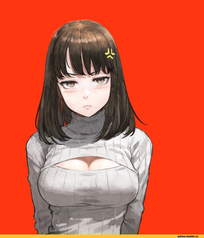 art барышня, art, Navigavi, artist, Virgin Killer Sweater, Open-Chest Sweater, Anime