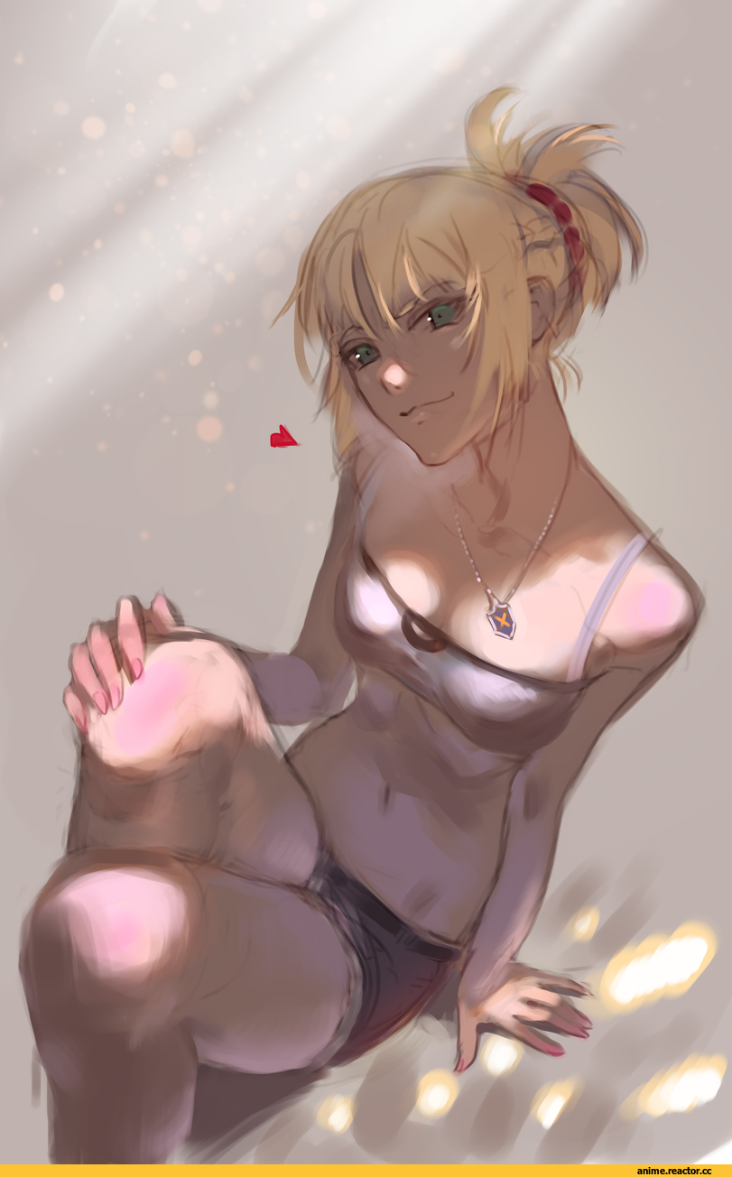 арт барышня, Fate (series), Saber of Red, Fate/Apocrypha, скетч, нарисовал сам, artist, Anime Art, арт клуб, фэндомы, Anime, art