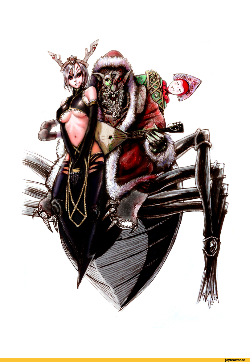 shepherd0821, artist, Monster Girls, арт барышня, art, Anime