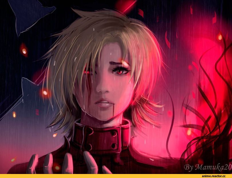 Hellsing, Seras Victoria, Mamuka20, art барышня, art, Anime