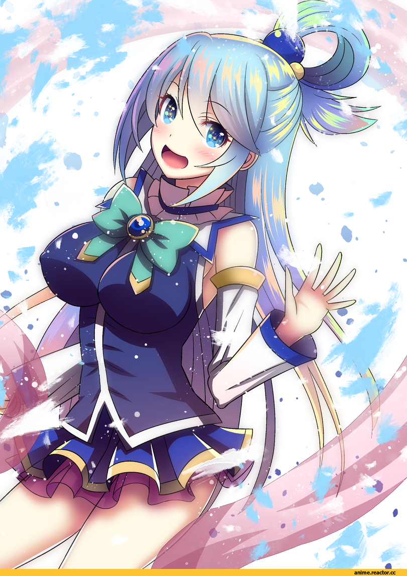 art барышня, art, KonoSuba, Aqua (KonoSuba), ai wa muteki, Anime Art, Anime