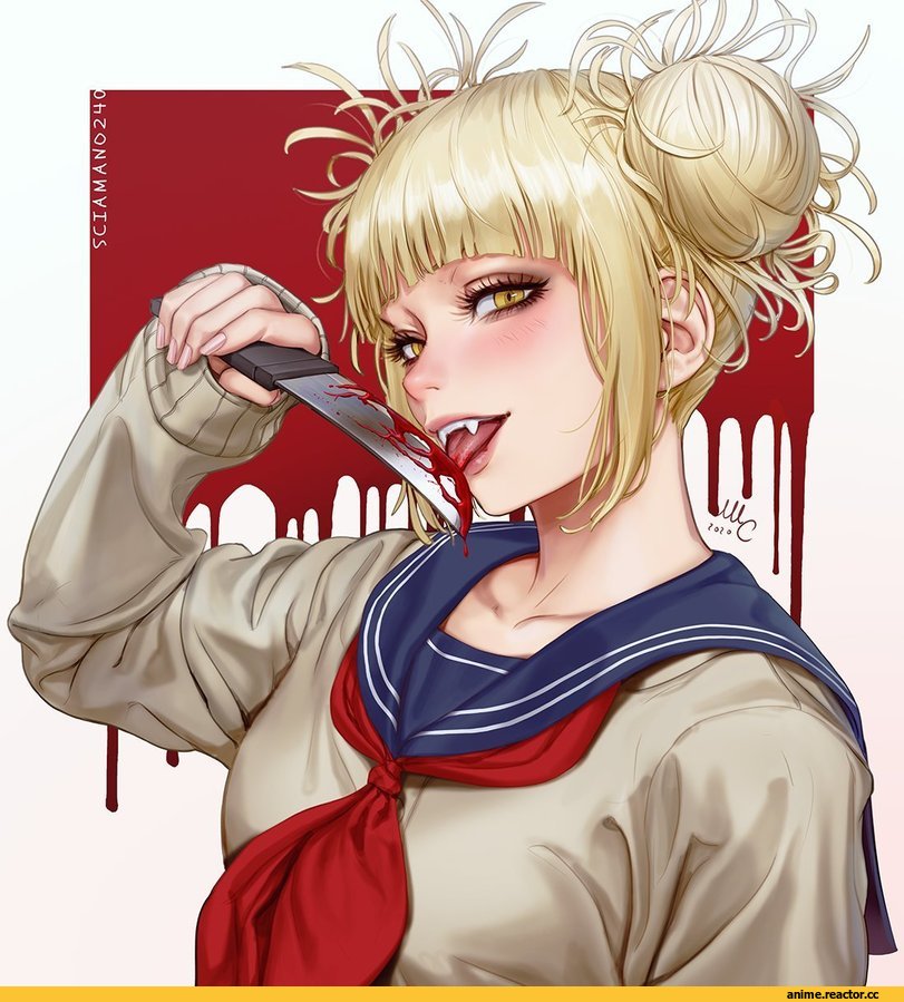 Sciamano240, artist, art барышня, art, Toga Himiko, Boku no Hero Academia, Anime