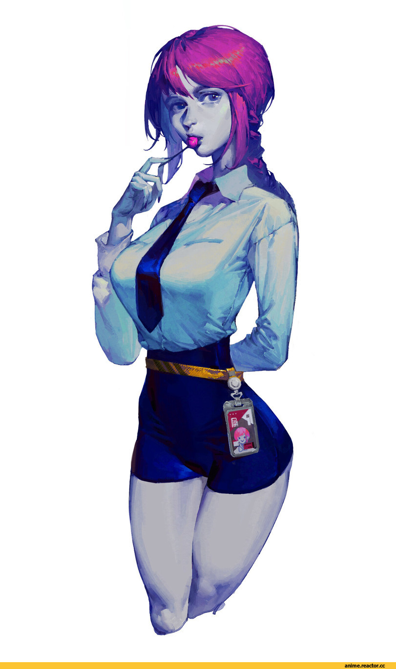 art девушка, art, cao xiaojv, makima (chainsaw man), chainsaw man, Manga, удалённое, Anime