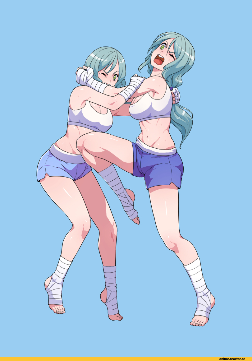 Bang Dream!, Hikawa Hina, Hikawa Sayo, cirenk, art барышня, art, Anime