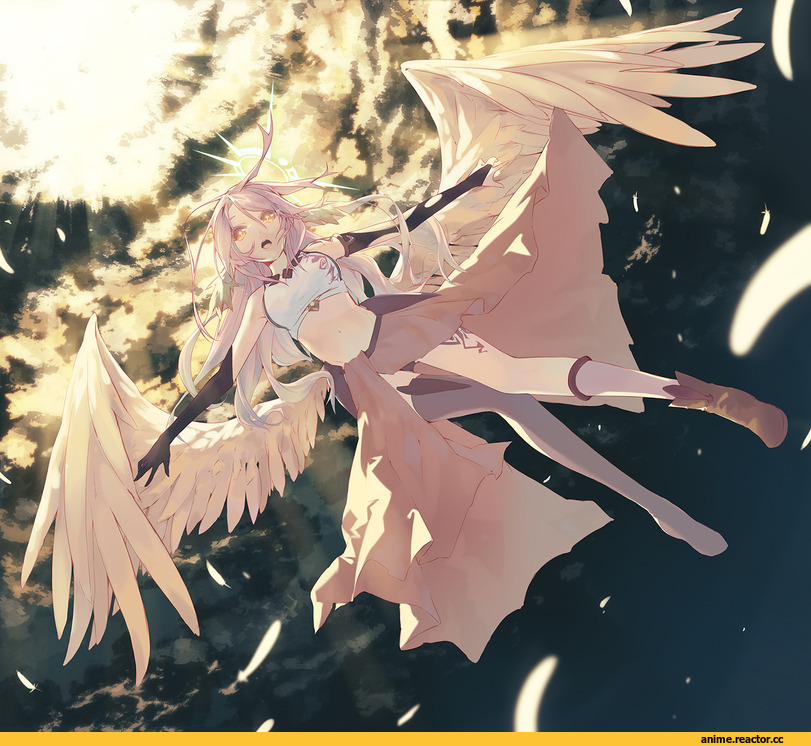 No Game No Life, Jibril, Pixiv, la-na, Anime
