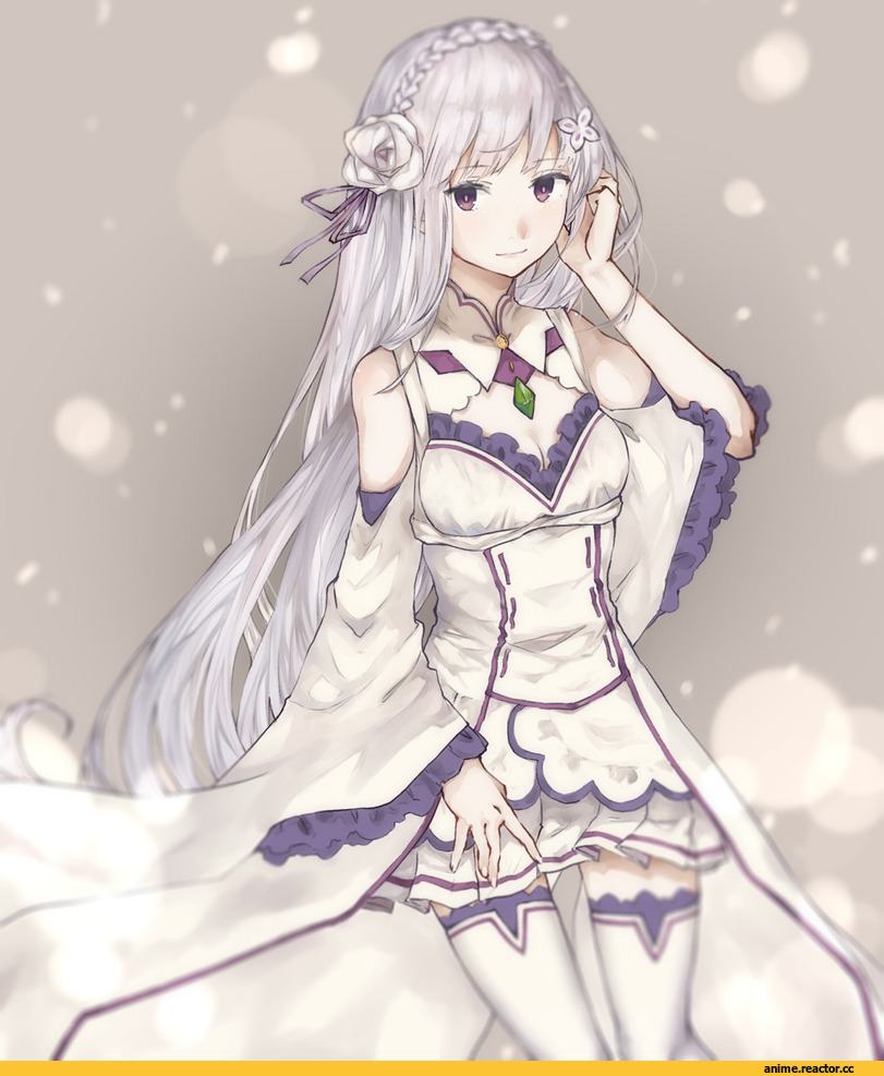 Re Zero Kara Hajimeru Isekai Seikatsu, Emilia (re zero), Anrower, Anime