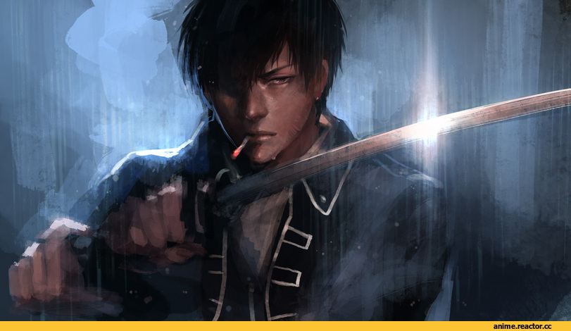 art, Gintama, Hijikata Toushirou, Anime