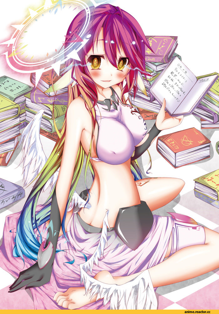 No Game No Life, под катом еще парочка, Jibril, Kurami Zell, Stephanie Dola, Anime