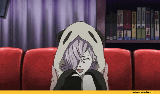 гифки, art, Неко, няшки, песочница, Animal Ears, Anime