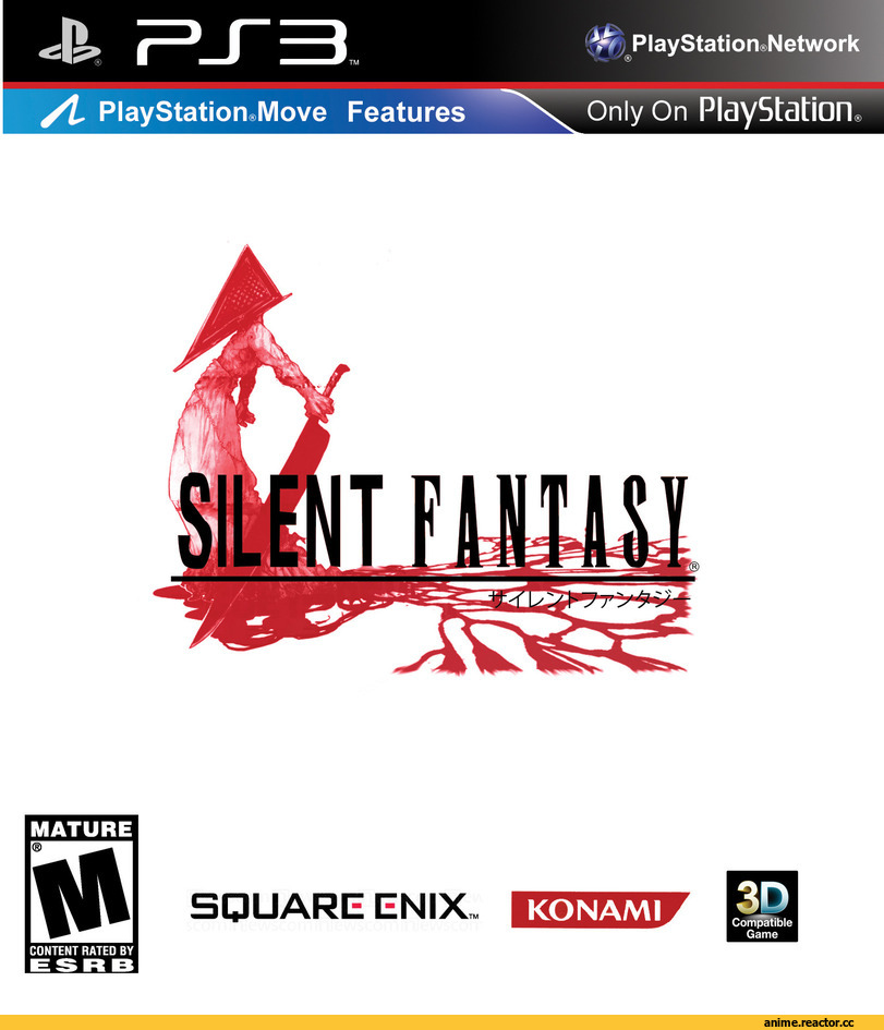 Игры, art, Final Fantasy, Silent Hill, Anime