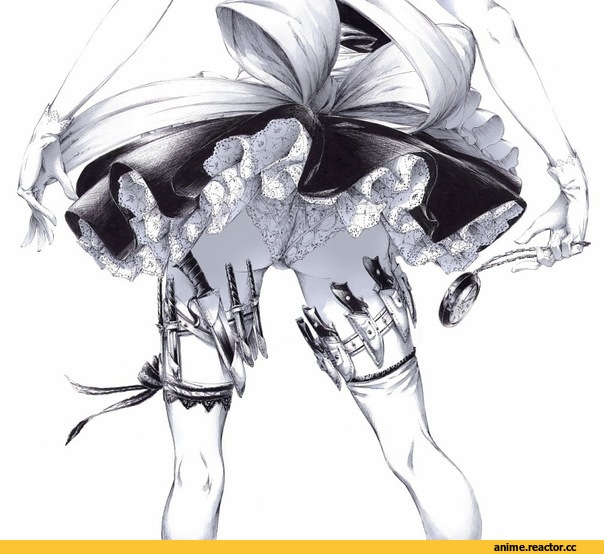 art, Алиса в стране чудес, песочница, Touhou Project, Izayoi Sakuya, Anime
