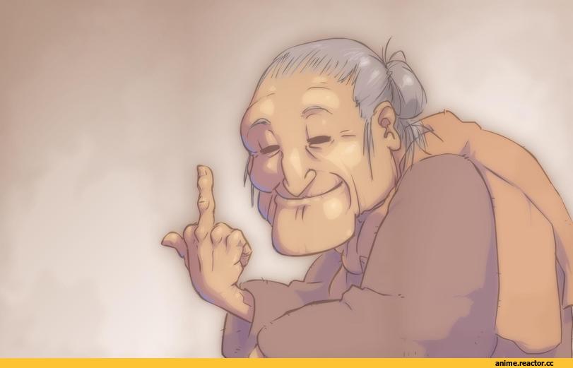art, бабуля, Anime
