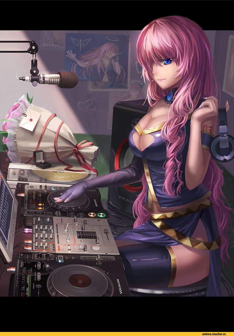 art, Vocaloid, Megurine Luka, Anime