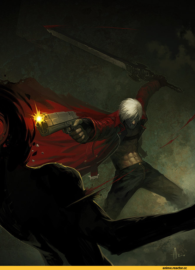 art, мульт герои, песочница, Devil May Cry, Anime