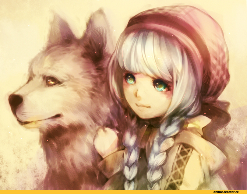 няшка, глаза, art, Aoshiki, песочница, Anime