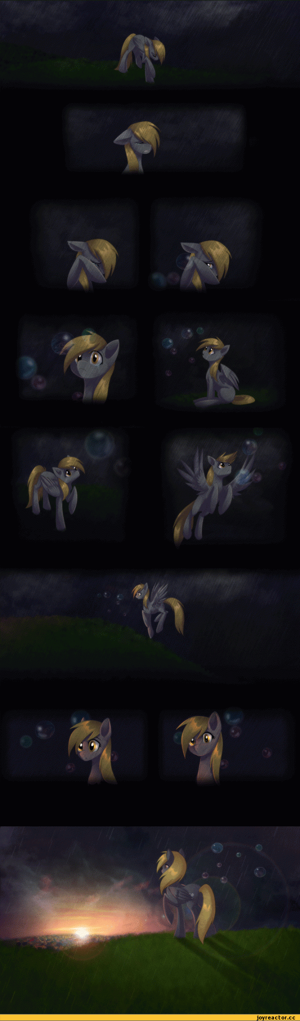 art, пони, песочница, my little pony, mlp комиксы, Derpy, Anime