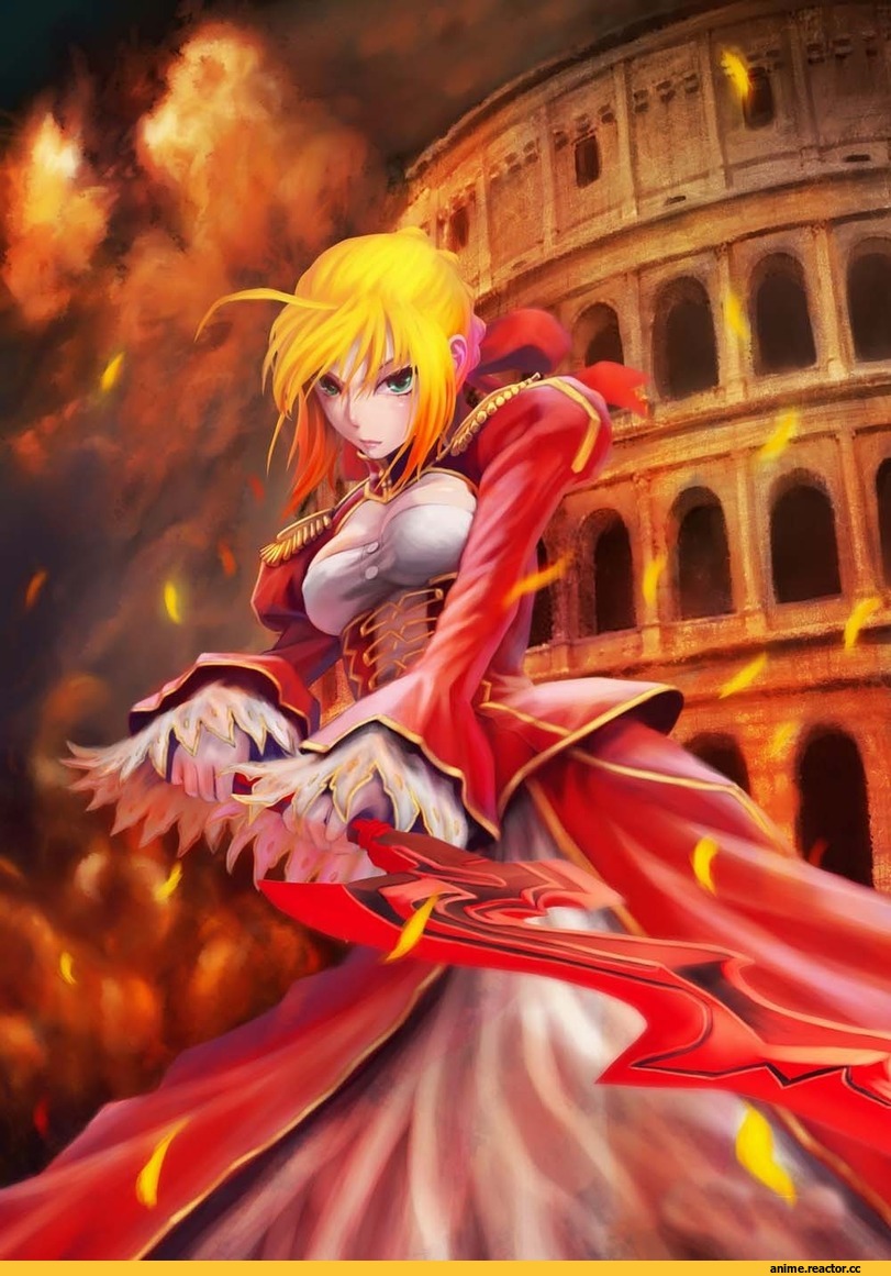 art, Saber (Fate), Anime
