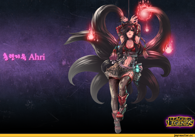 League of Legends, art, Ahri, личное, под катом еще, Anime