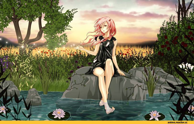 art, песочница, корона греха, Yuzuriha Inori, Anime