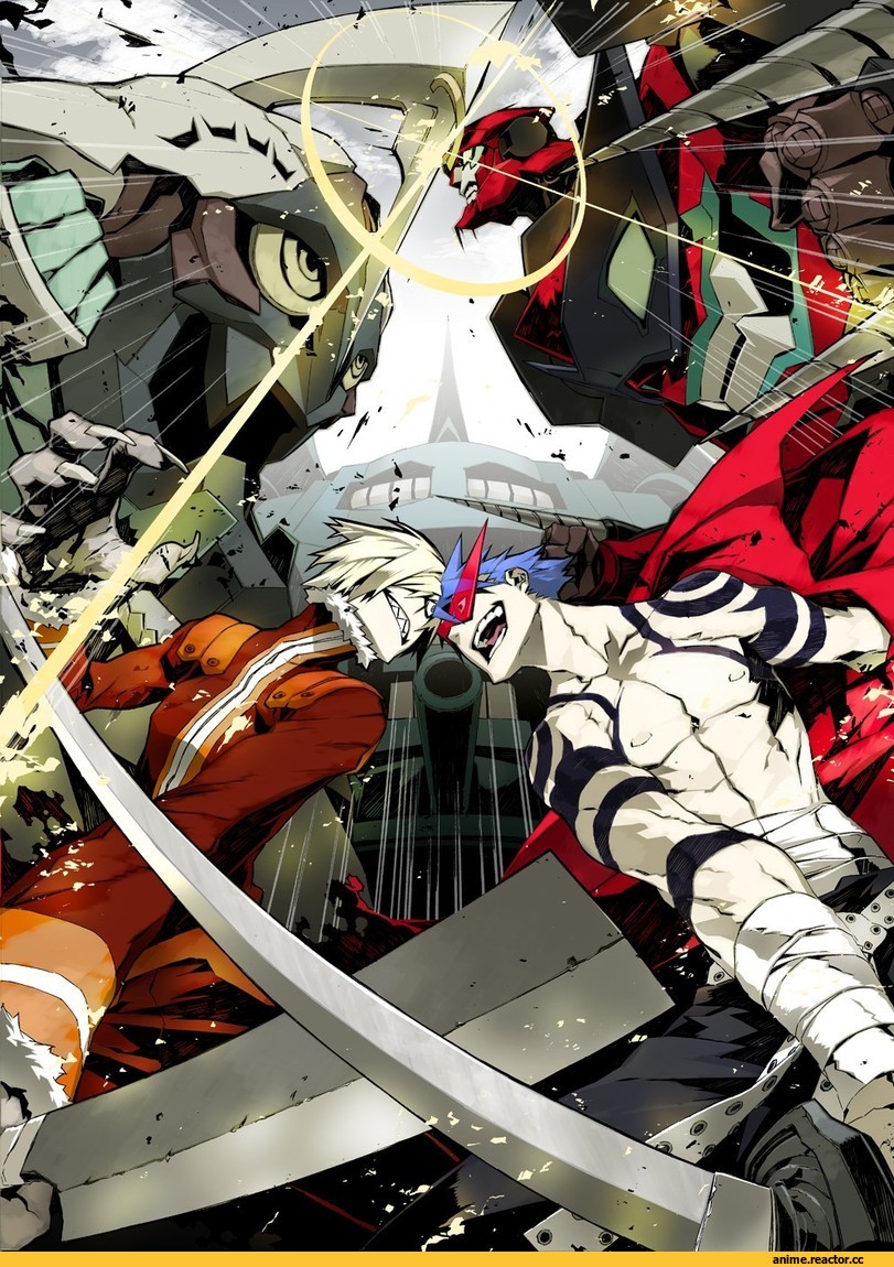 art, Gurren Lagann, песочница, miwa shirow, Anime