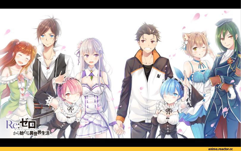 Ram (Re Zero), Rem (re zero), Emilia (re zero), Natsuki Subaru, Crusch Karsten, Theresia van Astrea, Wilhelm van Astrea, Felix Argyle, Animal Ears Kun, nekomimi, Anime, Animal Ears, Re Zero Kara Hajimeru Isekai Seikatsu, tolasakalin