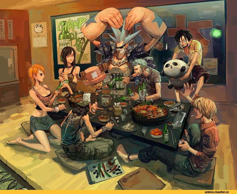 One Piece, art, личное, песочница, Anime