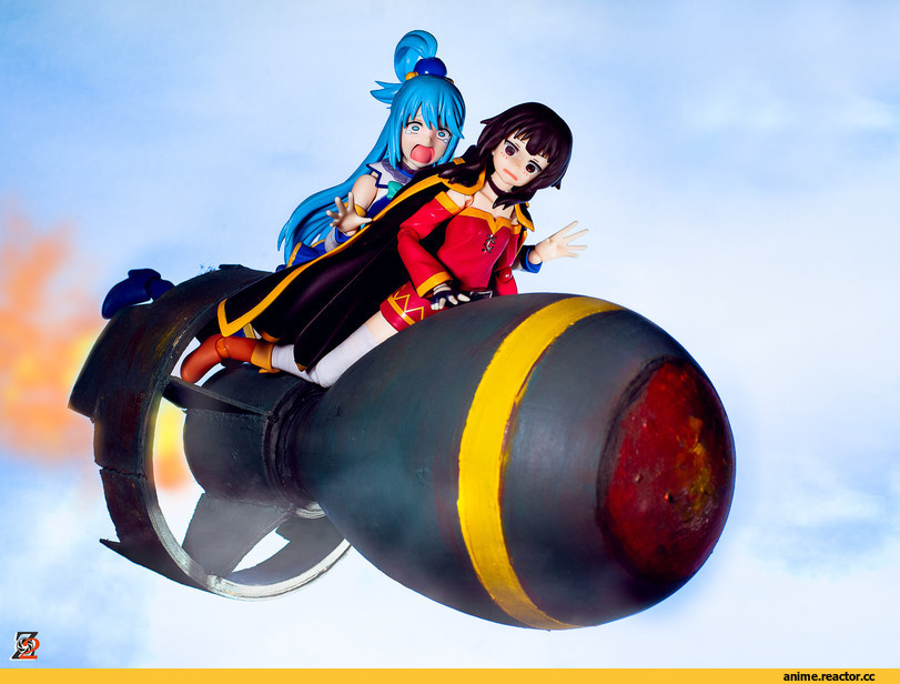 Megumin, KonoSuba, Aqua (KonoSuba), Anime Фигурка, Anime
