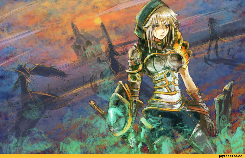 art, League of Legends, Riven, личное, Anime