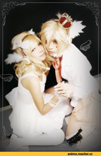 art, Vocaloid, cosplay, песочница, удалённое, Kagamine Rin, Kagamine Len, Anime