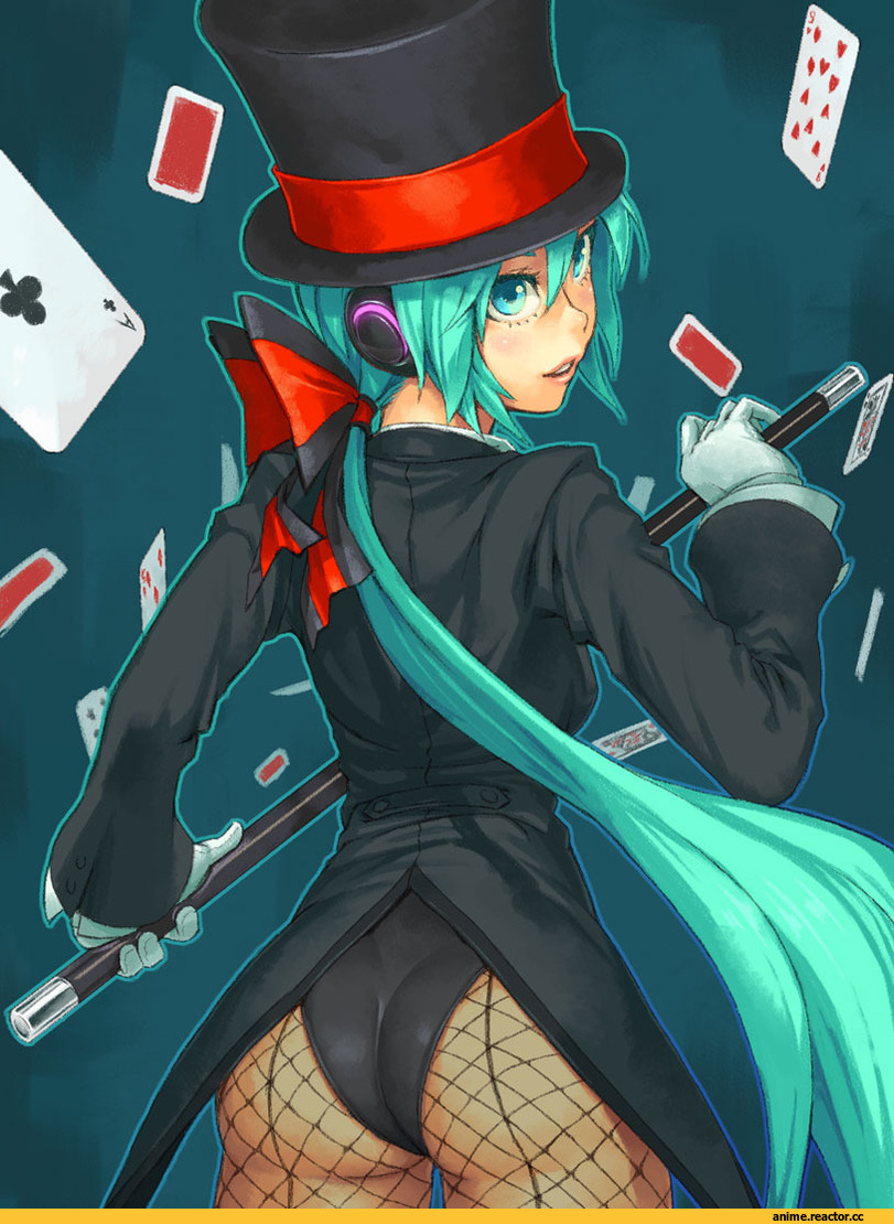art, Vocaloid, Hatsune Miku, карты, няшка, песочница, Anime