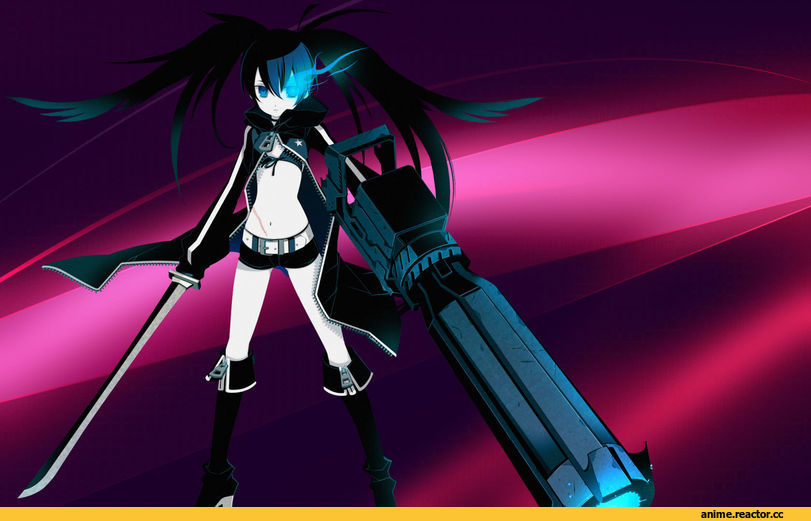art, песочница, Black Rock Shooter, Anime
