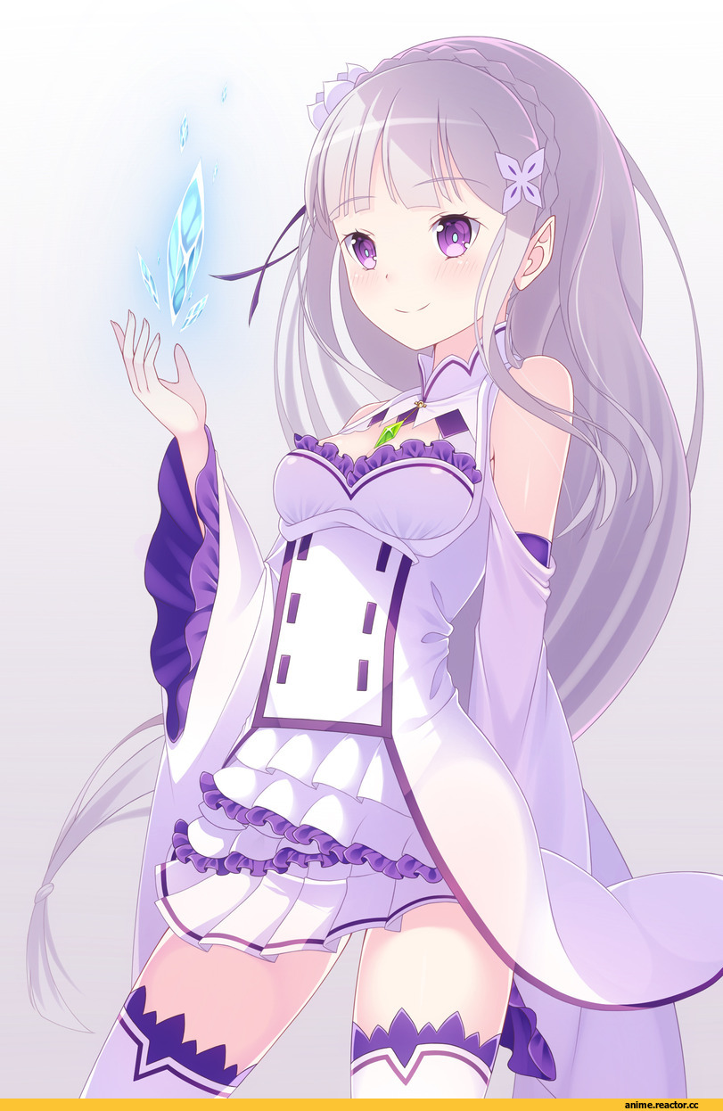 Emilia (re zero), Re Zero Kara Hajimeru Isekai Seikatsu, Anime