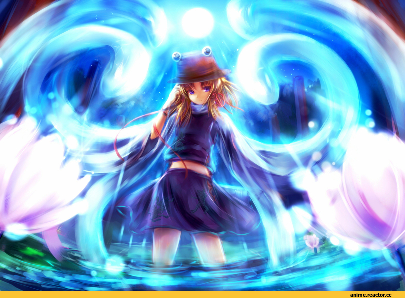 art, Touhou Project, Moriya Suwako, песочница, Anime