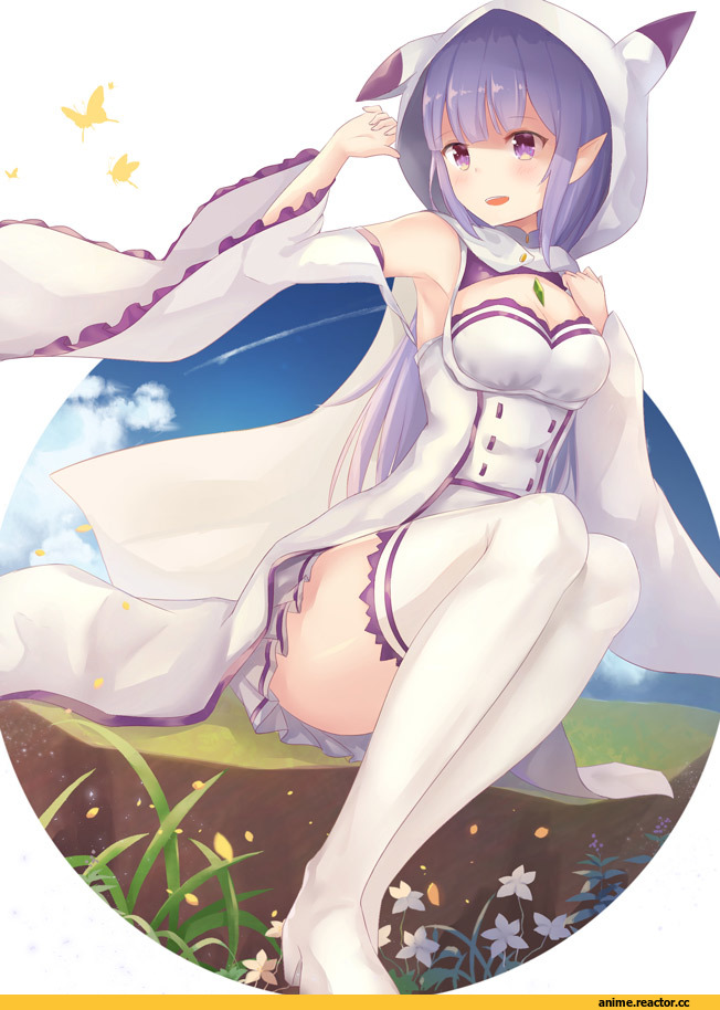 Emilia (re zero), Re Zero Kara Hajimeru Isekai Seikatsu, kimm, Anime
