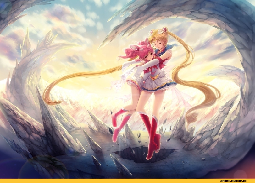 art, сейлор мун, песочница, Anime