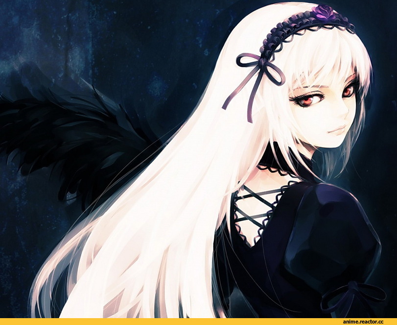 art, Rozen Maiden, Suigintou, песочница, Anime