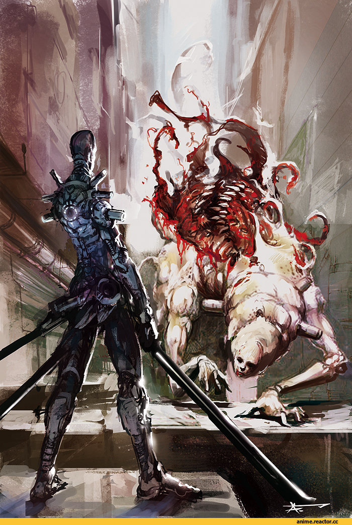 art, песочница, Biomega, Anime Art, Anime